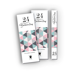 Caja de 24 Marcadores Surtidos | 12 Diseños - 2 marcadores por cada diseño