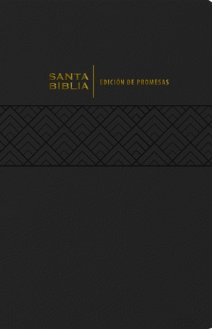 Santa Biblia de Promesas RVR-1960, Letra Gigante, Piel especial con cierre, Negra 