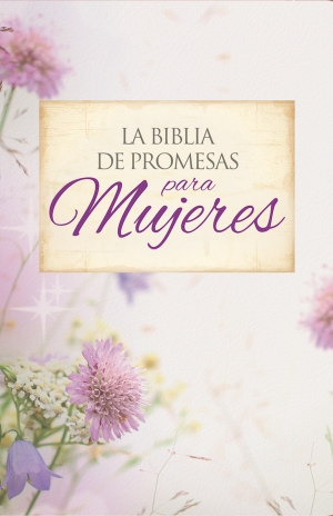 Santa Biblia de Promesas RVR-1960, Compacta / Letra grande, Piel especial, Floral