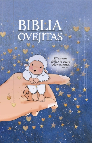 Biblia NVI Ovejitas, Tapa dura, Color azul